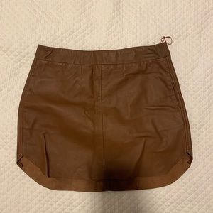 Karina Grimaldi leather skirt small nwt